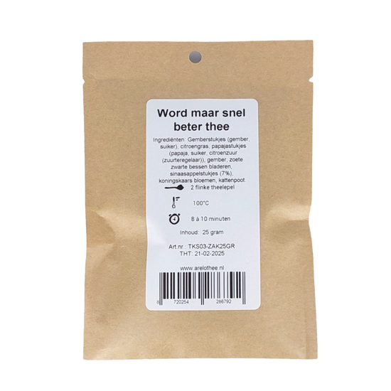 Gute Besserung Teebeutel