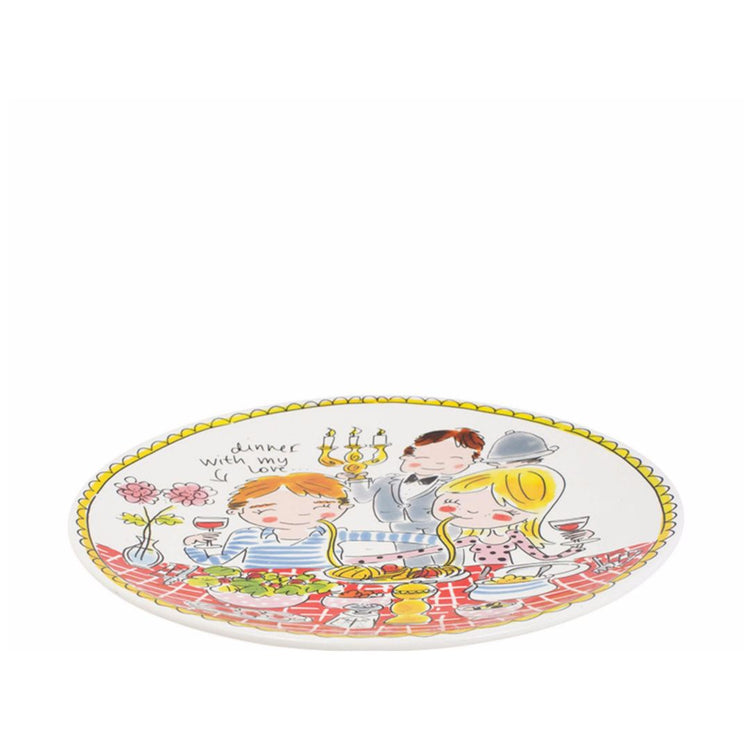 Blond Amsterdam Dinerbord – "Diner with My Love" - conceptstore Liefs uit Zierikzee