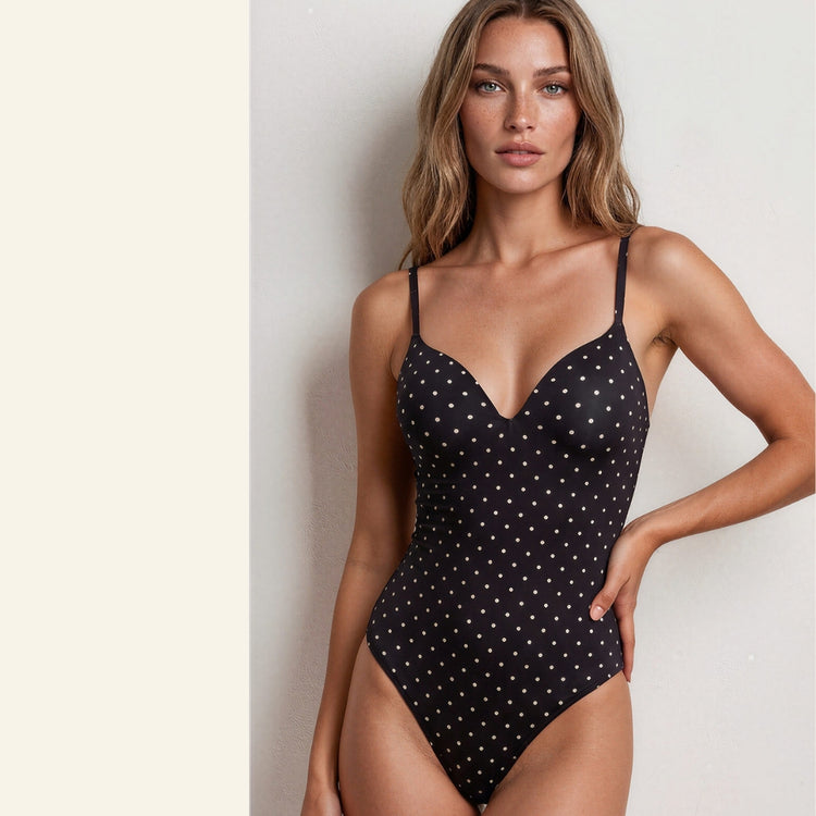Body polkadot zwart - Liefs uit Zierikzee