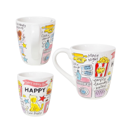 HAPPY - MUG ROLLERSKATE 0,35L - conceptstore Liefs uit Zierikzee