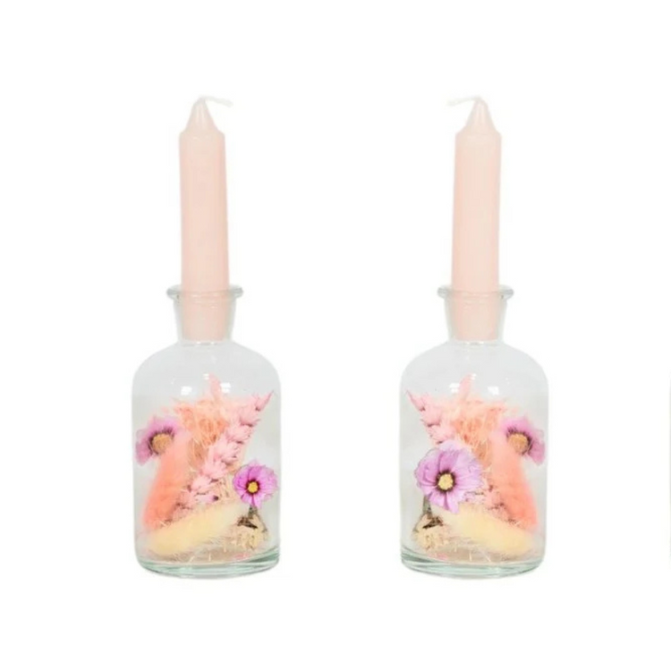 Kandelaar droogbloemen - conceptstore Liefs uit Zierikzee