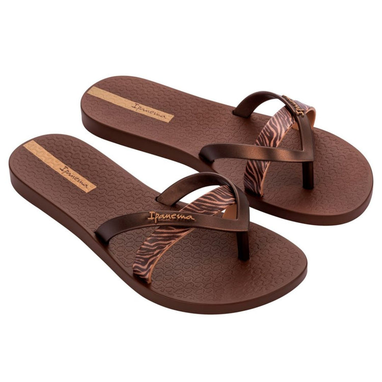 Slippers Ipanema - bruin animal - conceptstore Liefs uit Zierikzee