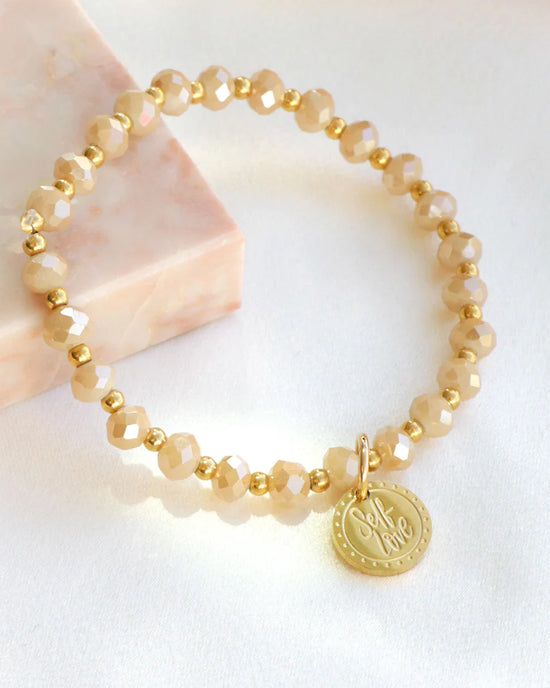 Dara Gold| Armband Nude