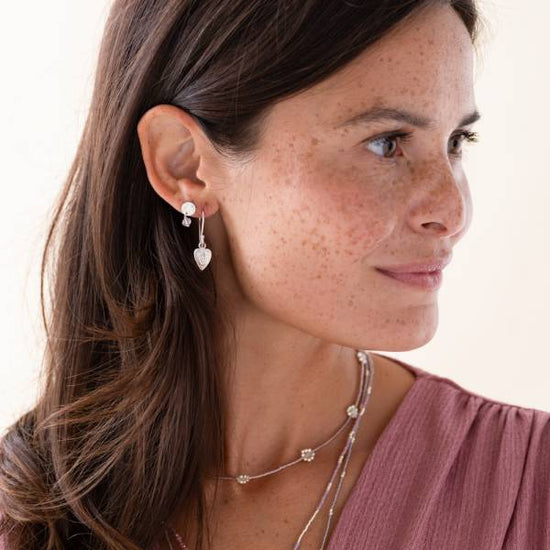 Ohrringe großzügig Rosenquarz