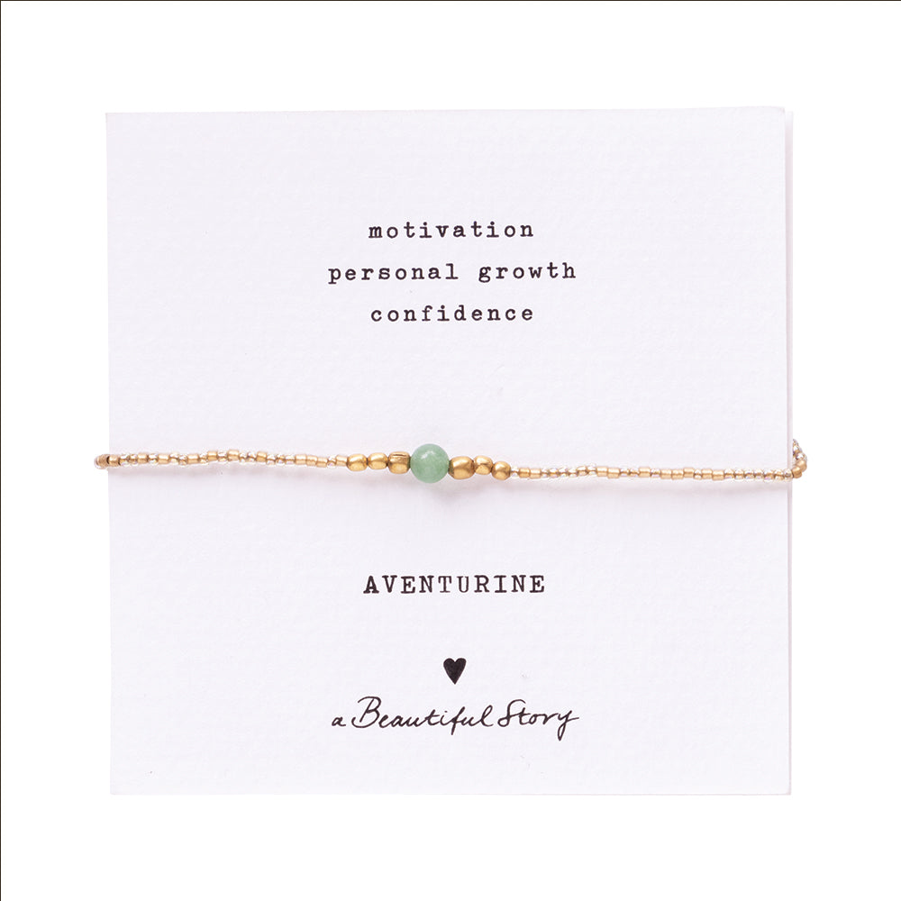 Armband IRIS aventurijn- conceptstore Liefs uit Zierikzee 