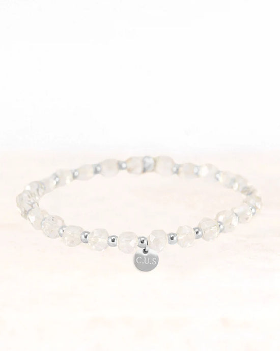 Armband dara transparant zilver - conceptstore Liefs uit Zierikzee 