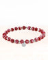 Armband dara zilver rood - conceptstore Liefs uit Zierikzee 