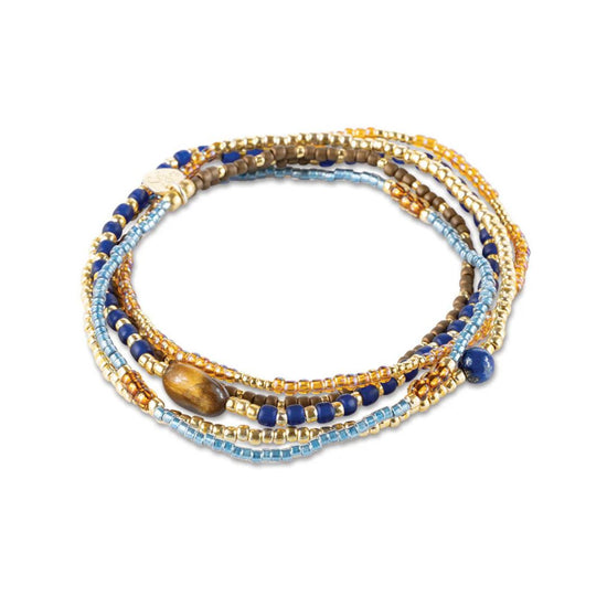 Armband experience tiger eye -  a beautiful story -  conceptstore Liefs uit Zierikzee 