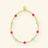 Armband green fuchsia - Liefs uit Zierikzee 