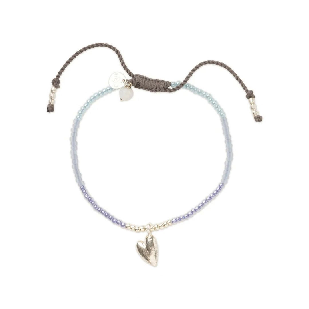 Armband hartje maansteen zilver - conceptstore Liefs uit Zierikzee