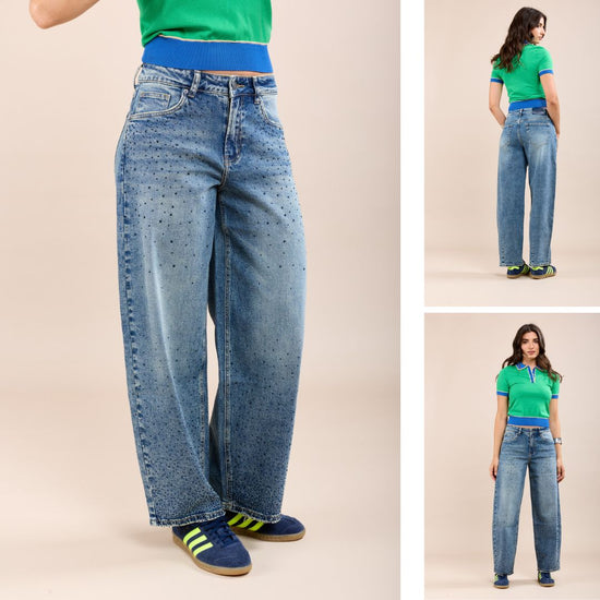 Barrel jeans glitter - conceptstore Liefs uit Zierikzee 