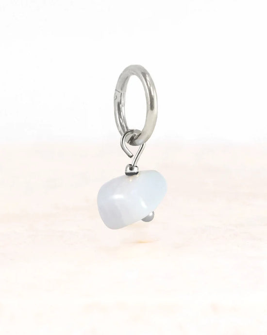 Bedel ayla blue lace agate - stainless steel  - conceptstore Liefs uit Zierikzee 