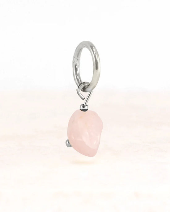 Bedel ayla rozenkwarts - stainless steel  - conceptstore Liefs uit Zierikzee 