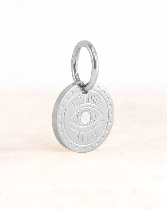 Bedel luna evil eye- stainless steel - Liefs uit Zierikzee 