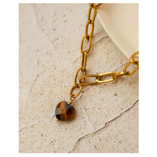 Bedel tijgeroog hart - conceptstore Liefs uit Zierikzee 