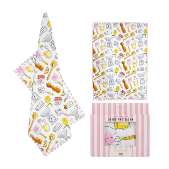Blond Amsterdam Theedoek – Even Bijkletsen - conceptstore Liefs uit Zierikzee 