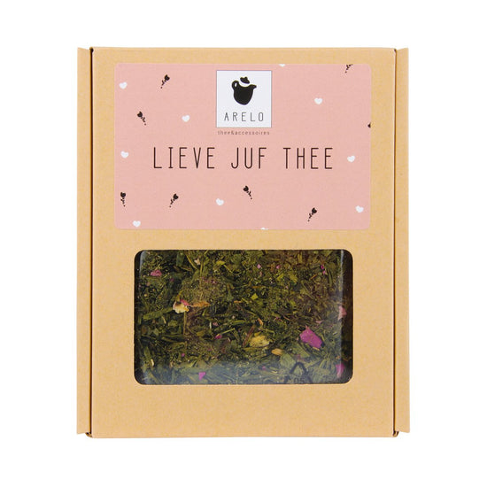 Doosje met lieve juf thee - conceptstore Liefs uit Zierikzee 
