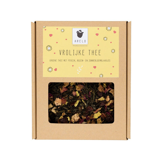 Doosje met vrolijke thee - conceptstore Liefs uit Zierikzee 