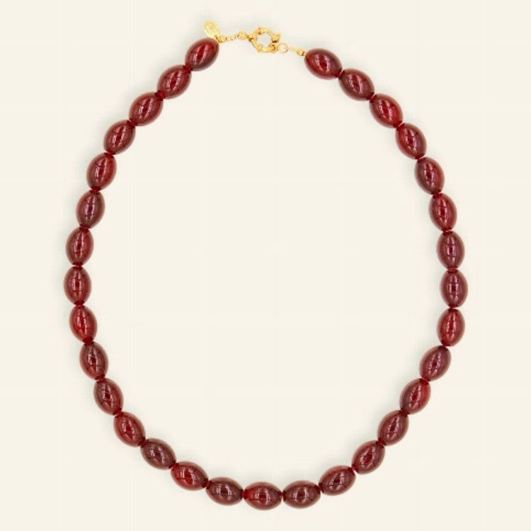 Garnet love ketting - Liefs uit Zierikzee 