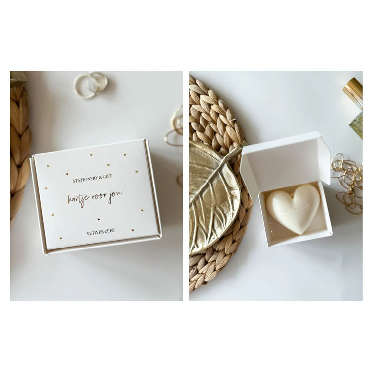 Hartjes zeep in doosje - conceptstore Liefs uit Zierikzee 