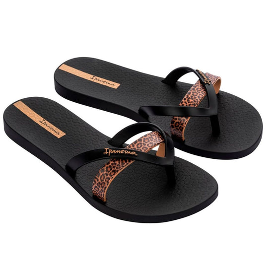 Ipanema slippers - zwart animal - conceptstore Liefs uit Zierikzee