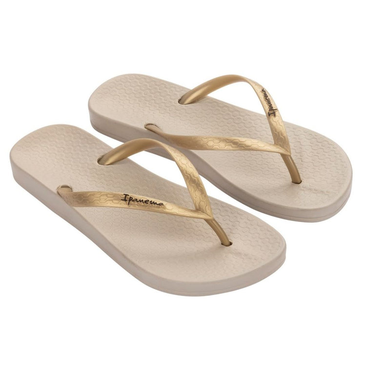 Ipanema slippers beige goud - conceptstore Liefs uit Zierikzee 
