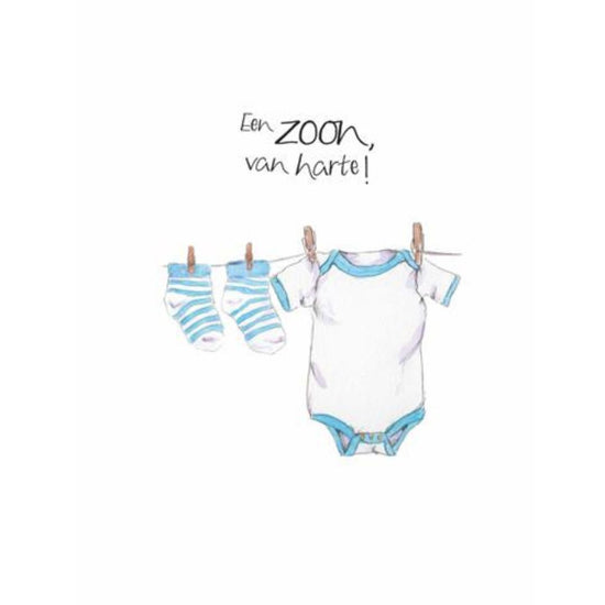 Kaart een zoon van harte - Conceptstore Liefs uit ZIerikzee 