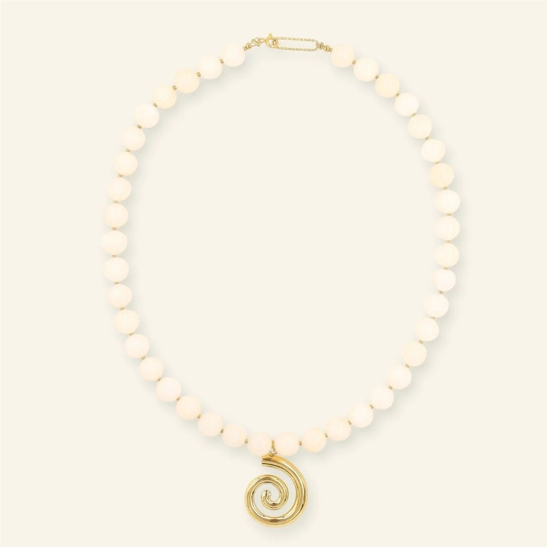 Ketting milky swirl - Liefs uit Zierikzee 