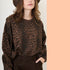 Korte sweater leopard - conceptstore Liefs uit Zierikzee