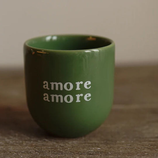 Mug amore amore groen - conceptstore Liefs uit Zierikzee 