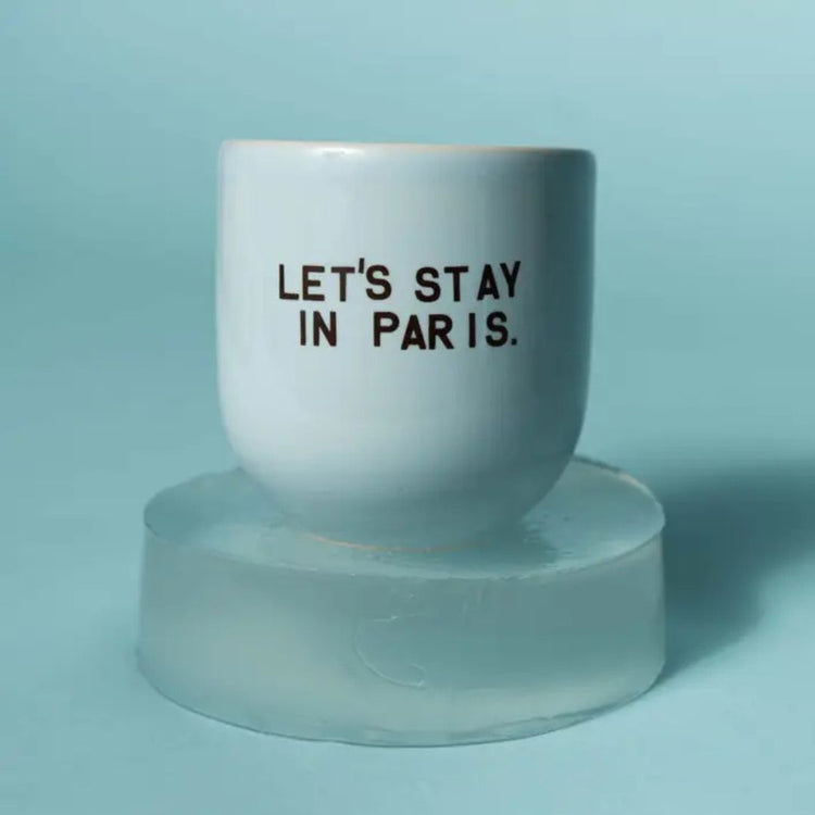 Mug lets stay in Paris blauw - Liefs uit Zierikzee 
