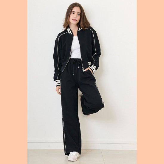 Jogging broek bies zwart