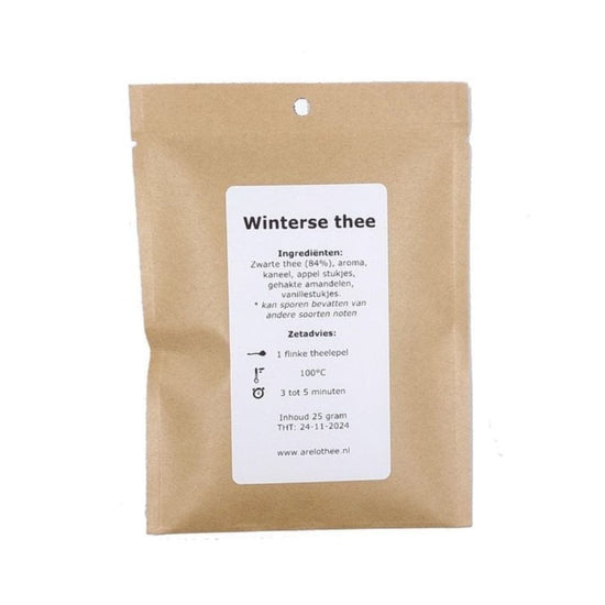 ❄️ Winterse Thee – Zwarte Thee met Appel, Kaneel &amp; Vanille (25g)