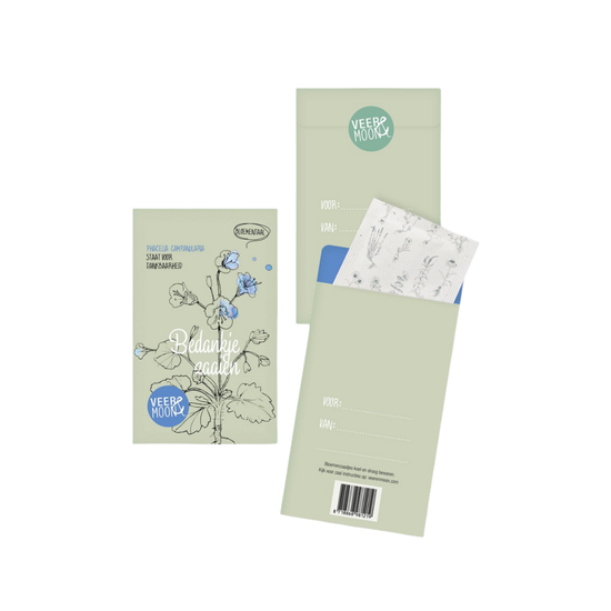 Bloemzaadjes bedankje zaaien