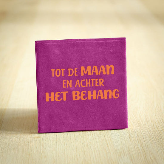 Tegeltje tot de maan behang