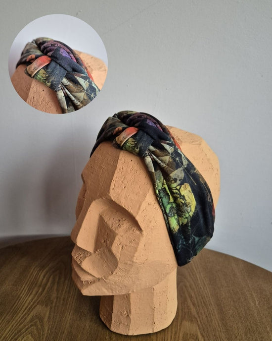 Haarband groen bladeren