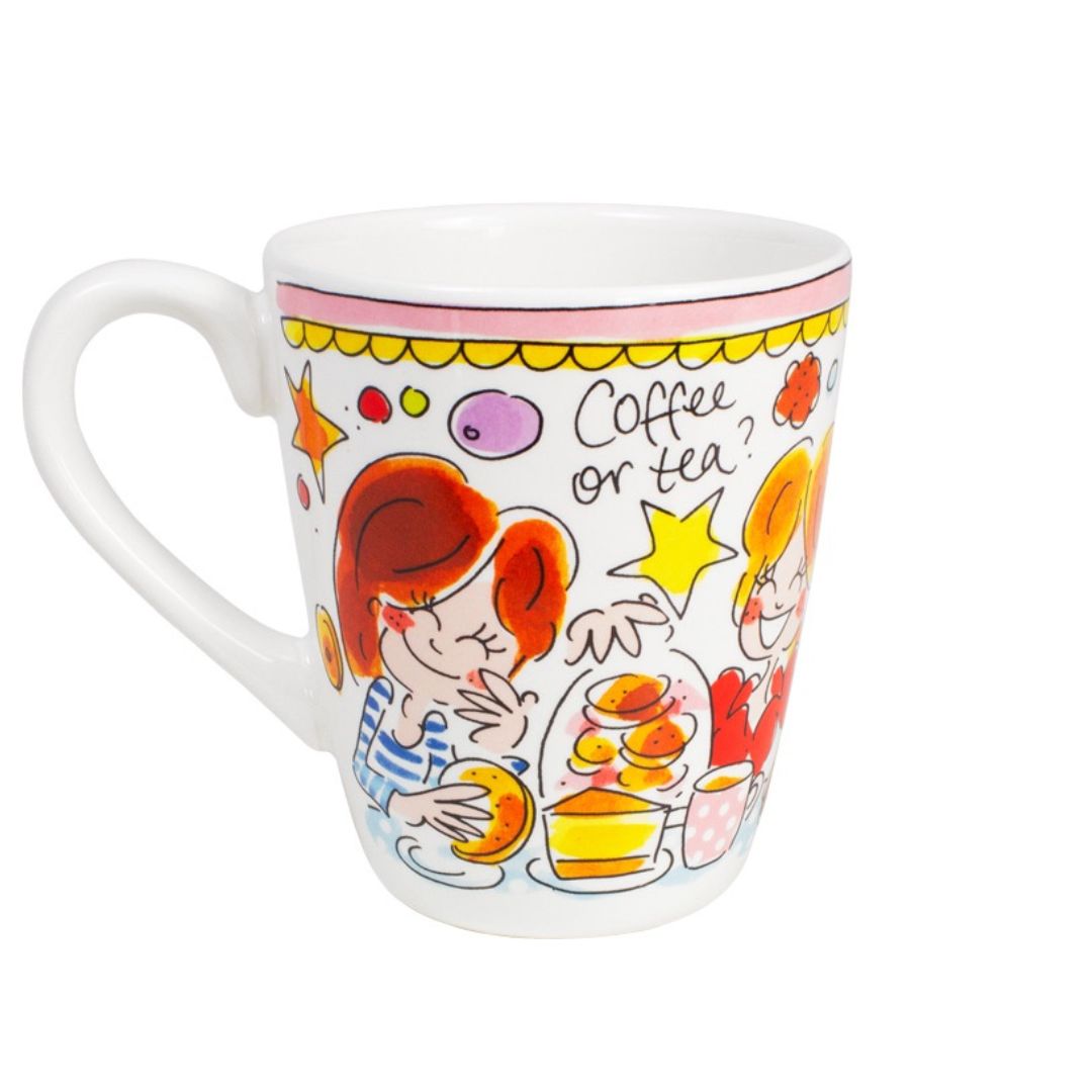 Roze Blond Amsterdam Beker uit de “Even Bijkletsen” Collectie – 0.35L - conceptstore Liefs uit Zierikzee 