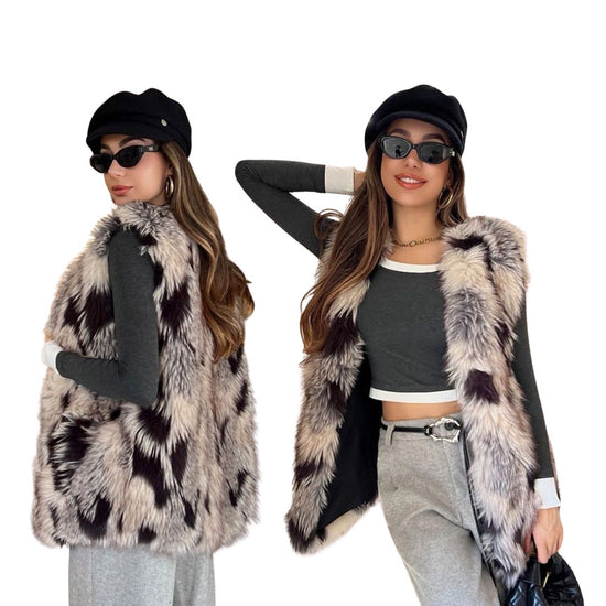 Sale gilet bont gevlekt - conceptstore Liefs uit Zierikzee 