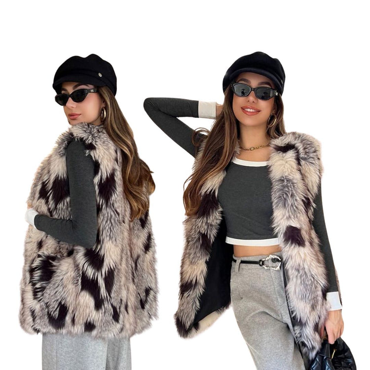 Sale gilet bont gevlekt - conceptstore Liefs uit Zierikzee 