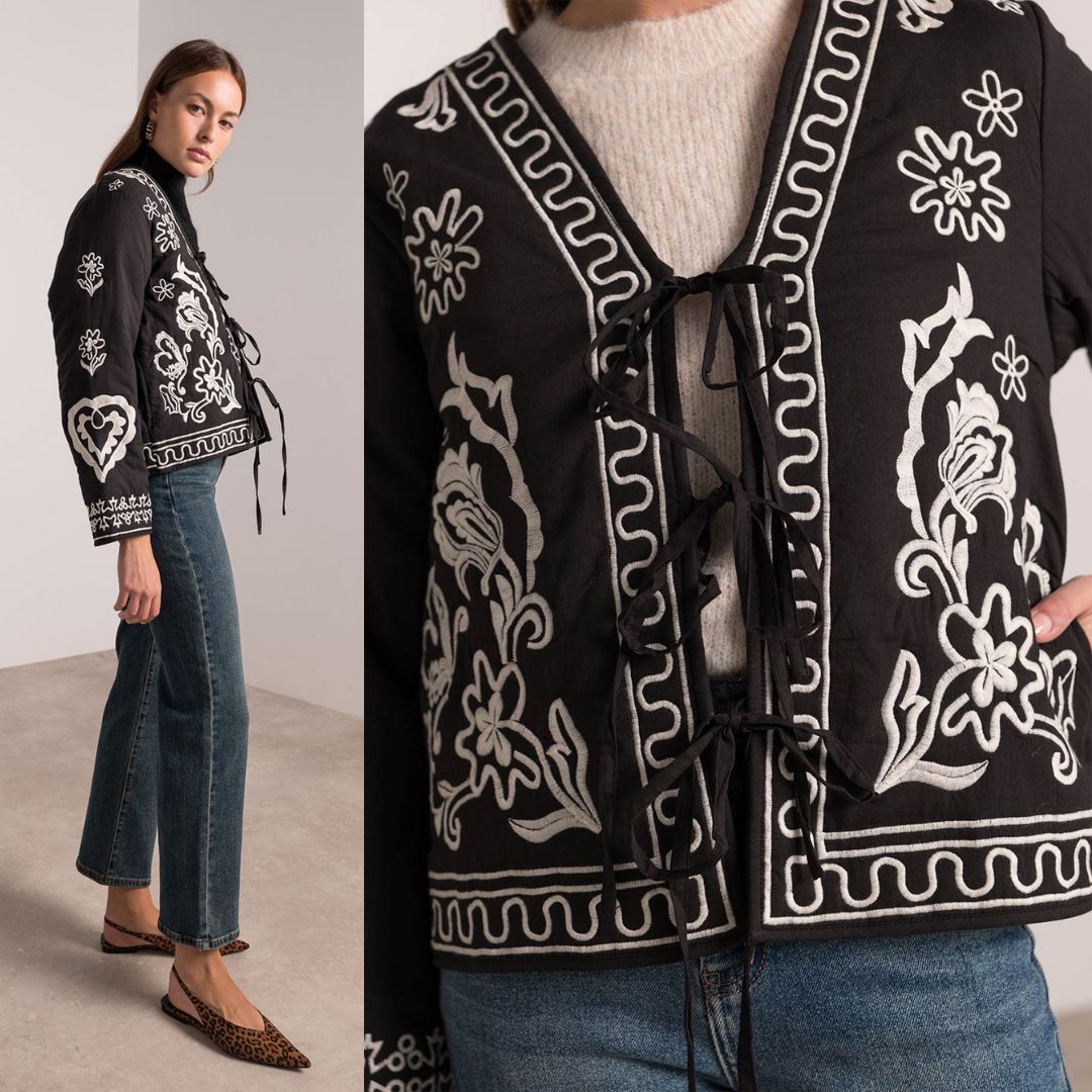 Sale jasje borduursels - conceptstore Liefs uit Zierikzee 