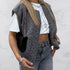 Sleeveless Fleece Vest grijs conceptstore Liefs uit Zierikzee 