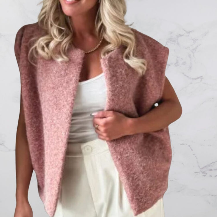 Sleeveless Fleece Vest oud roze - conceptstore Liefs uit Zierikzee