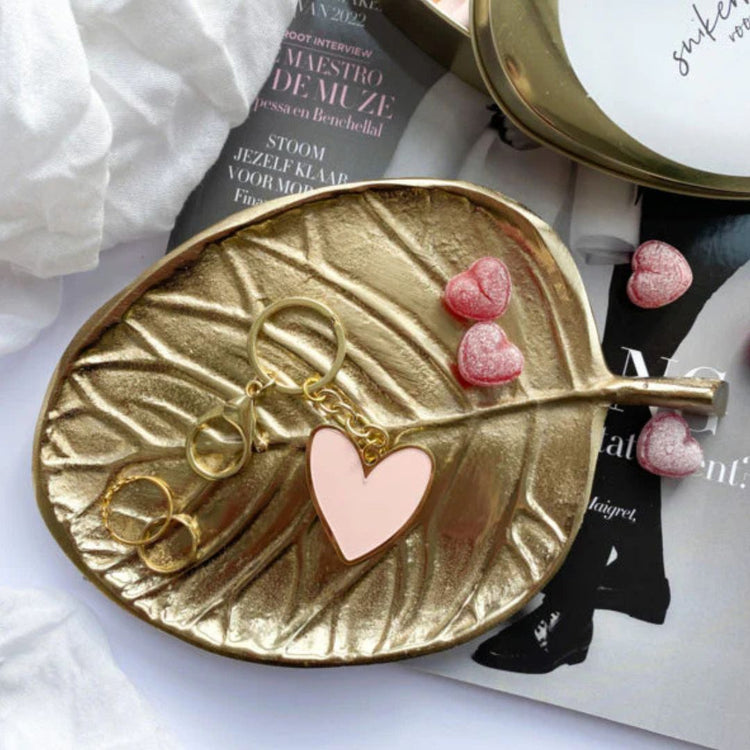 Sleutelhanger roze hartje - conceptstore Liefs uit Zierikzee 