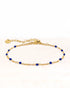 Stainless steel armband neva goud dark blue - conceptstore Liefs uit Zierikzee 