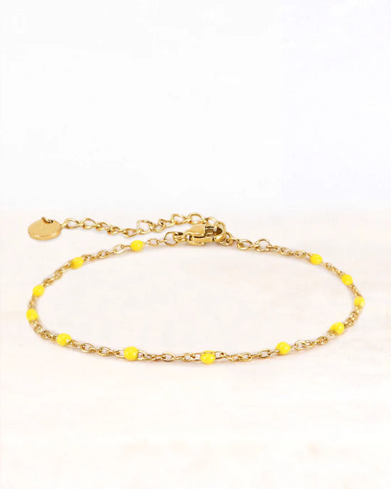 Stainless steel armband neva goud geel - conceptstore Liefs uit Zierikzee 