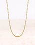 Stainless steel ketting LOA goud - conceptstore Liefs uit Zierikzee 