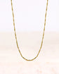 Stainless steel ketting LOA goud - conceptstore Liefs uit Zierikzee 