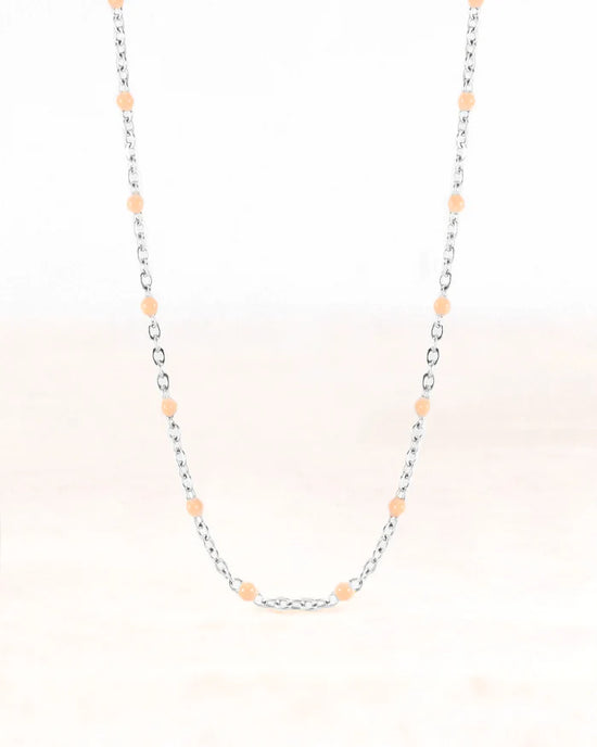 Stainless steel ketting neva light peach - conceptstore Liefs uit Zierikzee 