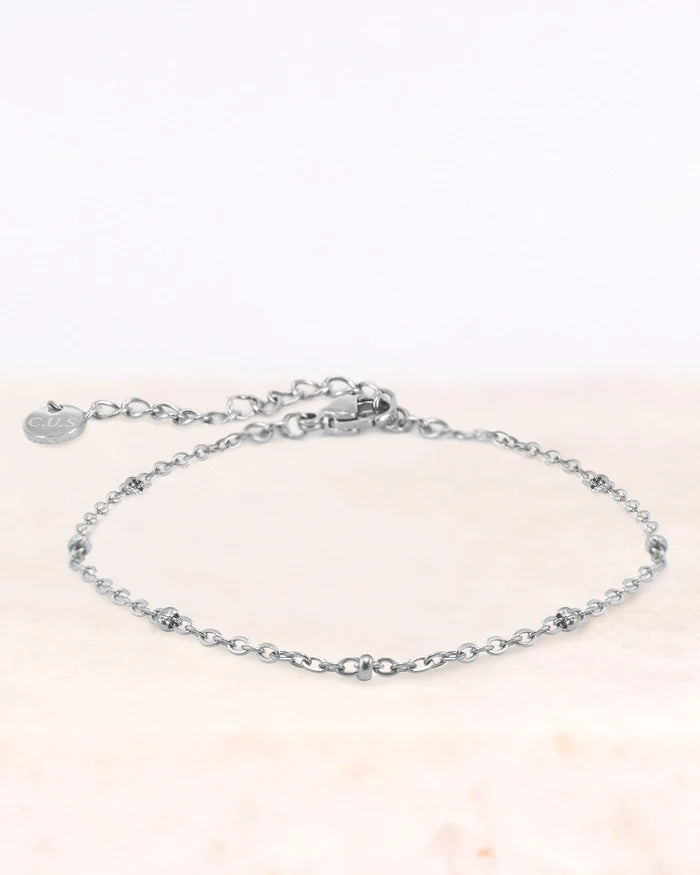 Stainless steel neva armband zilver - conceptstore Liefs uit Zierikzee 