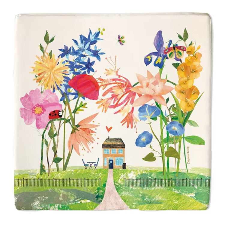 Tegel huisje bloempje beestje - conceptstore Liefs uit Zierikzee 